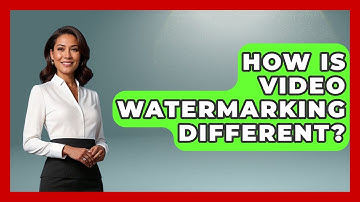 How Is Video Watermarking Different? - Graphic Design Nerd