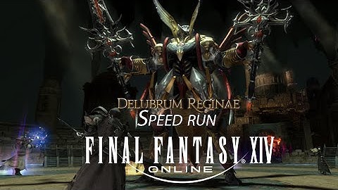 I tried running in a speedrun in Delubrum Reginae (FFXIV: Online)