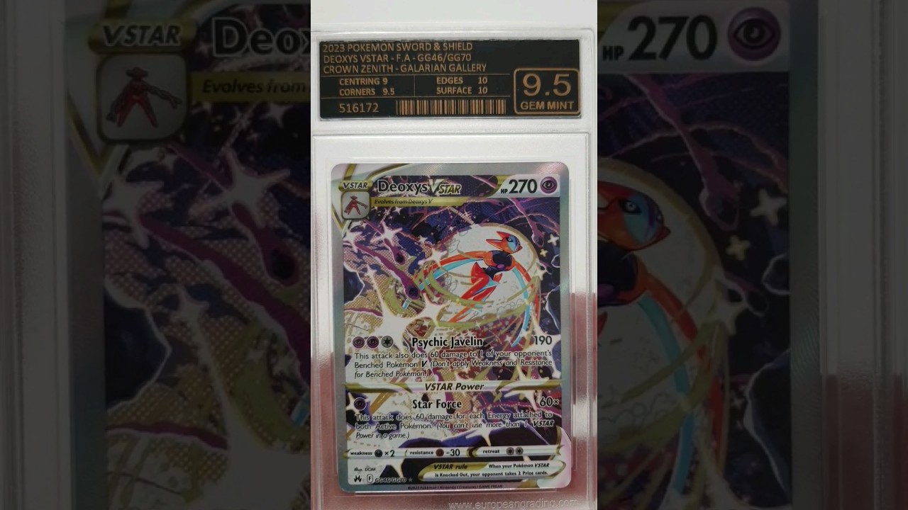 Deoxys Vstar - GG46/GG70 Crown Zenith Gallery Pokemon - MINT – The