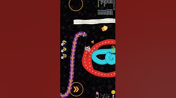 🐍 Wormzone Epic Gameplay | Crazy Worm Battle | #Shorts #Gaming