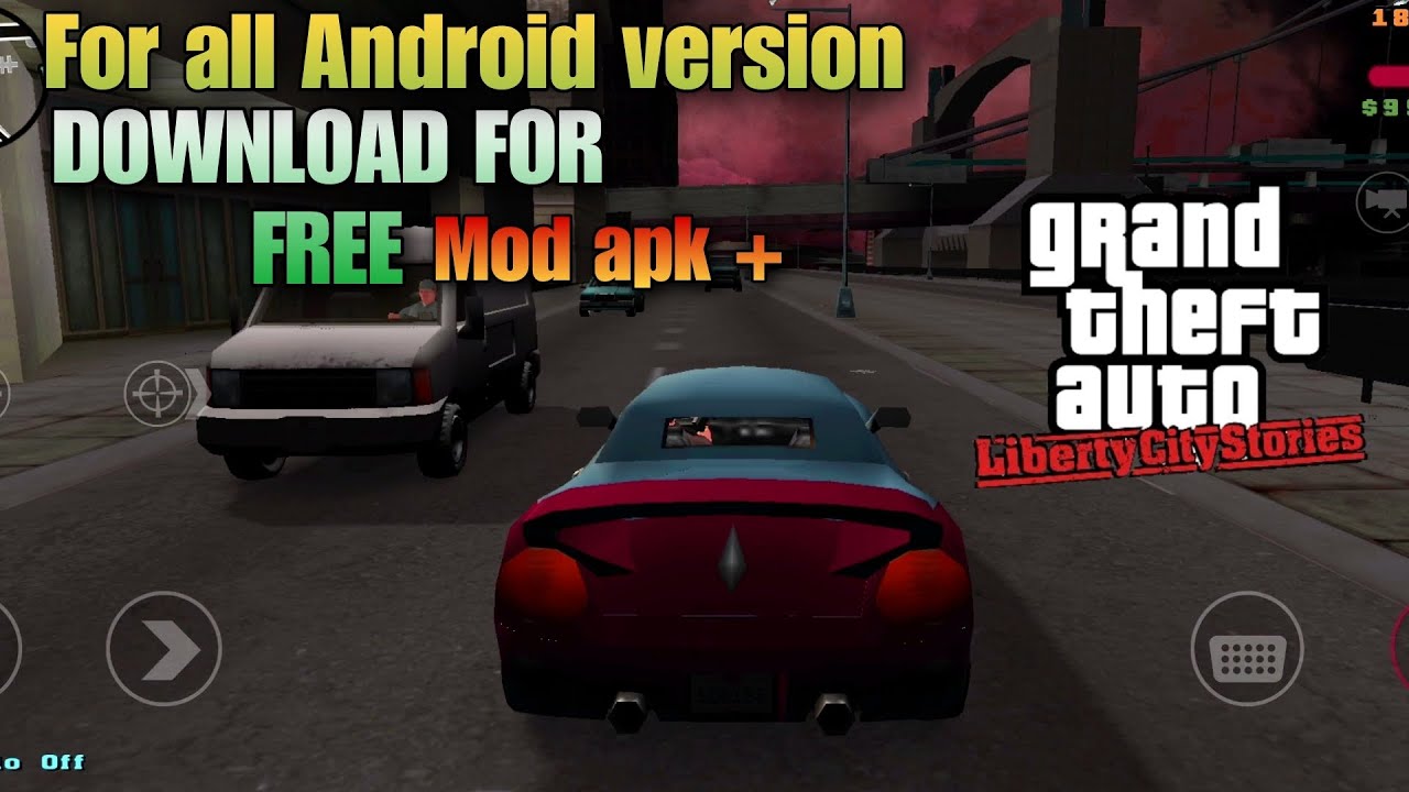 Grand Theft Auto 3 1.8 Apk + Mod (Money) + Data for Android