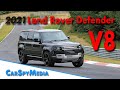 2021 Land Rover Defender V8 spied testing at the Nürburgring