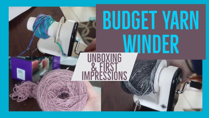 No more winding yarn by hand! Etcokei Electric Yarn Winder Unboxing and  Review! 🧶 