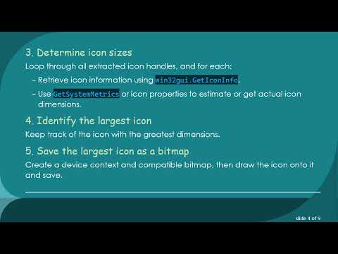 Extracting the Largest High-Resolution Icon from an EXE File Using Python