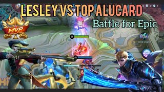 Lesley Noob vs Top CamSur Alucard - Full Game Highlights | Strategy Battle