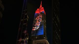 Star Wars projection on Empire State Building 🔥