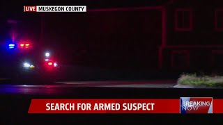 Manhunt underway in Muskegon Co