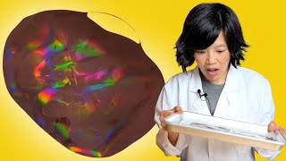 Chocolate That Bends Light Into RAINBOWS | Edible Holographic Chocolate