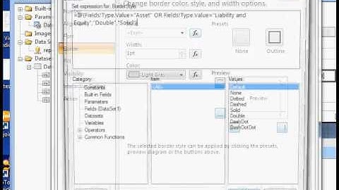 Balance Sheet in SSRS | Add Double Line under Assets & Liabilities/Equity | ReportingGuru