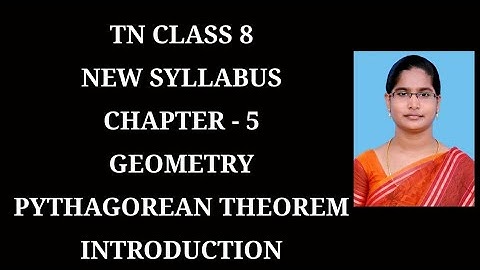 8th maths Ch-5 Geometry | Pythagoras theorem | Samacheer One plus One channel