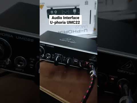 #shorts U-phoria UMC22 audio interface, testing and improving the quality of my content.