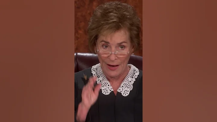 Judge Judy's going to throw this case out in 1-2-3! #shorts