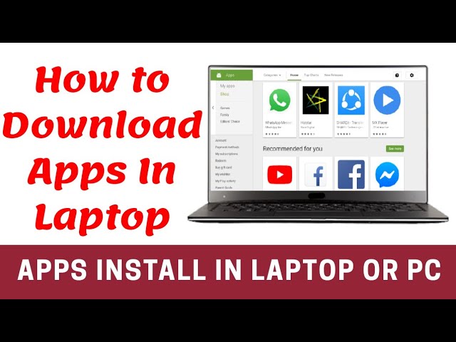 how to install apps on computer