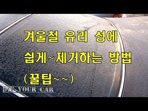 [DIYYOURCAR#135] 성에제거하는 꿀팁 (How to remove ice on windshield)