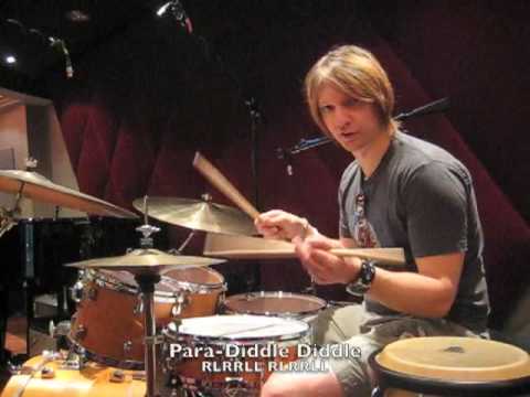 Uptempo (fast) Jazz Paradiddle-diddle Drum Instructional