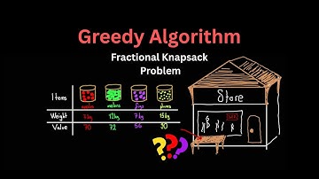 Fractional Knapsack Problem Example Solution — Greedy Algorithm for Maximum Profit