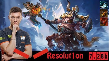 [DOTA 2] HR.Resolut1on the CENTAUR WARRUNNER [OFFLANE] [7.28B]