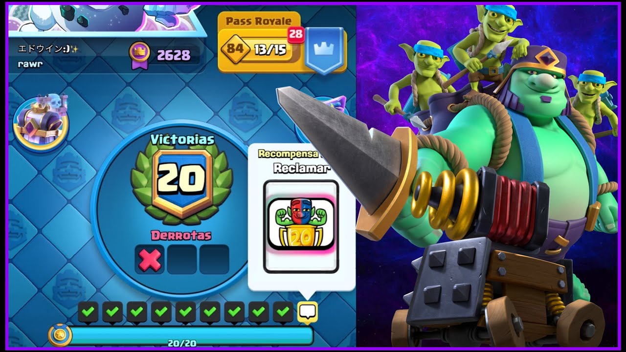 20 Wins with Goblin Giant Sparky Deck.!
