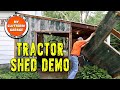 #56 Getting ready for concrete in the barn for the Kubota B2601 Compact Tractor - Part 1