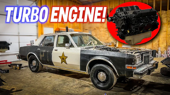 FORGOTTEN Dodge Police Car - TURBO Engine Assembly!