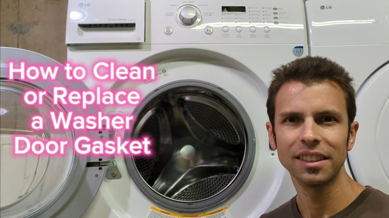 How to CLEAN Front Loading Washer Rubber Gasket 