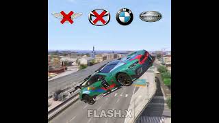 Best Supercar Stunts in GTA 5 Mega Ramp Challenge😱#shorts #gta5 #gtastunts #drift