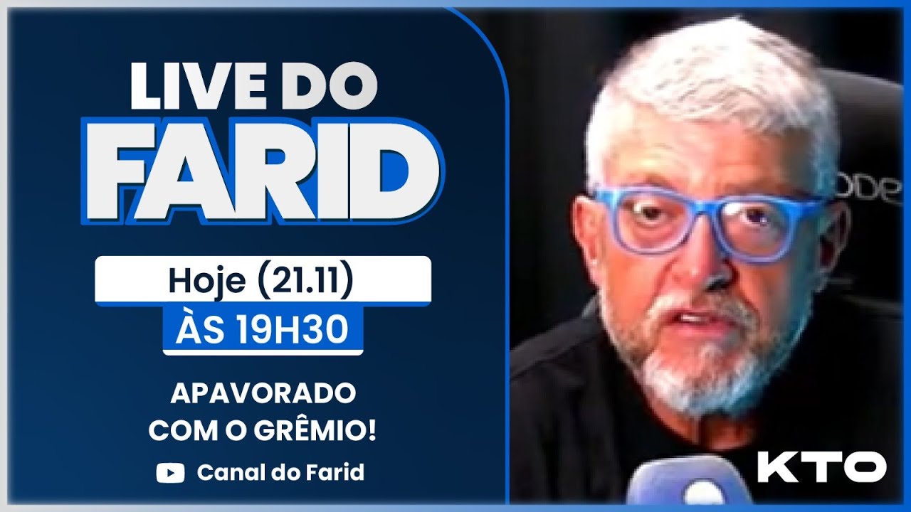AO VIVO - FARID JOGANDO NO VENTILADOR!!! - LIVE DO FARID 21.11.24 - YouTube