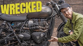 WRECKED TO RIDE - Triumph Street Scrambler - Part 1