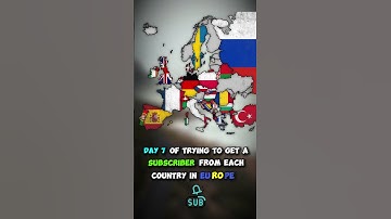 Day 7 of trying to get a subscriber from each country in Europe #geography #history #maps #mapping