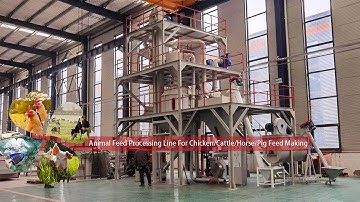 1~2ton/h Poultry/Animal/Livestock Feed Production Line For Sale