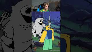 Голодный Баран Спас Нубика в Roblox! 😱🐏 #shorts #шортс #roblox #роблокс #робуксы #прикол #анимация