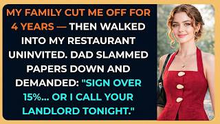 My Family Erased Me For Four Years — Then Walked Into My Restaurant. Dad Demanded 15...