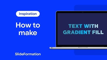 How to Make a Gradient Fill in Text on a Slide in PowerPoint