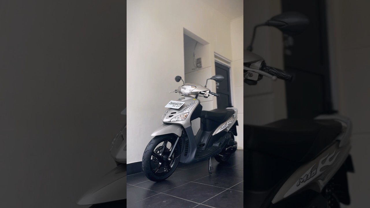 Mio sporty ganti ban fdr mp 27 90/80 depan , belakang 100/80 irc mbr 