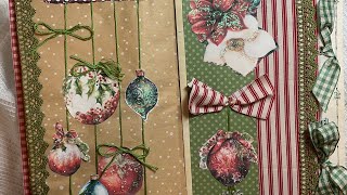 Let’s Make a Sparkling Christmas Ornament Page…Angela Kerr Design Team