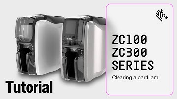 Zebra ZC100/300 Series How To: Clearing a Card Jam