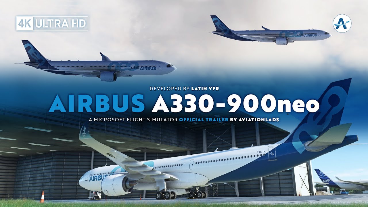 Microsoft Flight Simulator Airbus A340 & A330neo, Sylt, & Palmerston North  Airports Announced