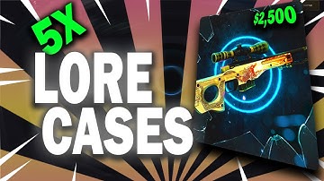 I OPENED 5 LORE CASES! ($2500) | KeyDrop Case Opening