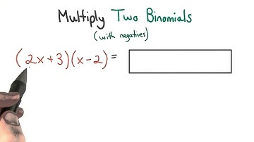 Multiply Binomials Negative Terms - Visualizing Algebra