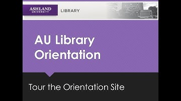 AU Library Student Orientation