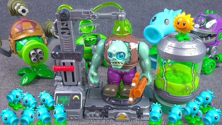 16 Minutes Unboxing ASMR Plants vs Zombies | Combined Robot Toy Set | Review Toys | ASMR