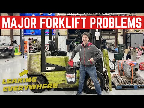 My $1,000 Clark FORKLIFT Was Falling Apart So I FIXED EVERYTHING