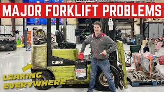 My $1,000 Clark FORKLIFT Was Falling Apart So I FIXED EVERYTHING