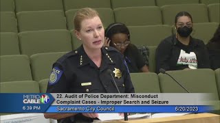 Sacramento Police chief responds to audit of misconduct allegations