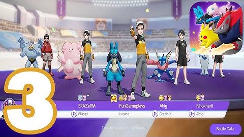 Pokémon UNITE - Gameplay Walkthrough Part 3 - Lucario (Android, iOS)