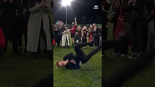 RAZOR&#39;S LAST DANCE | Coach celebrates 7th straight Super Rugby title with ICONIC breakdance #Shorts