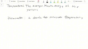 Warmth and Coldness SPH3U