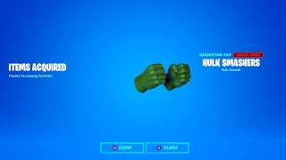 Fortnite How to Unlock Hulk Smasher Pickaxe \& How to Complete 3 HARM Challenges in Marvel's Avengers