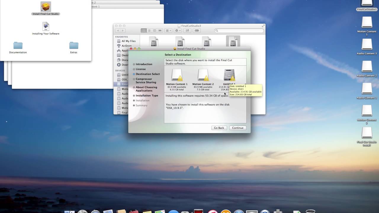 Final Cut Studio 3 Install - YouTube