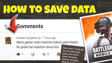 BGMI High Data Use Problem | Bgmi Net Bahut Jaldi Khatam Ho Jatha Hai